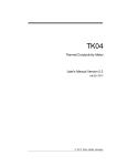 TK04 Manual - TeKa | Thermophysical Instruments