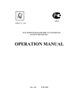 OPERATION MANUAL - Bio-Medical Instruments, Inc.