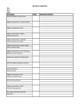 Barn Inspection Worksheet - Automated Environments, Inc.