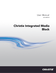 Christie Integrated Media Block