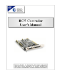 HC/3 Controller User`s Manual