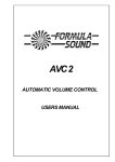 AVC2 Installation and User Manual