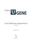 Unipro UGENE Query Designer Manual