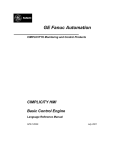 CIMPLICITY BCE Language Reference Manual