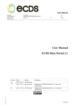 User Manual ECDS Data Portal 2.1
