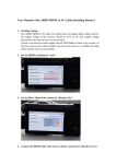 User Manual of the ARRIS HDMI to AV Cable (including Shutter)