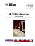 VP-ITC Microcalorimeter User`s Manual