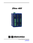 Zlinx 485 Industrial I/O - Manual