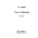U-336S User`s Manual