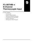 F3–08THM–n 8-Channel Thermocouple Input