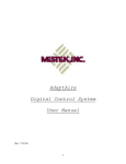 AdaptAire Digital Control System User Manual