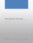 LINC Community -User Guide