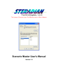 Scenario Master User`s Manual