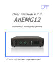 Manuale utente EMG-USB2