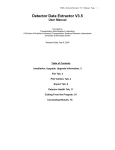 DetExtractV3.5 User Manual - University of Minnesota Duluth