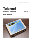 Telereef Controller - User Manual
