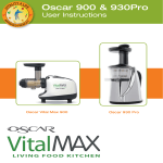 Oscar 930 user manual