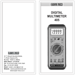 405 mannual (NEW) - Kusam Electrical Industries Ltd.