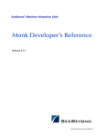 Monk Developer`s Reference