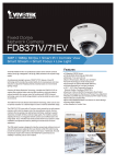 Vivotek FD8371EV Data Sheet