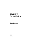 Informix OnLine/Optical User Manual, Version 9.12
