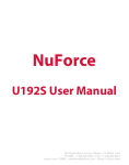 NuForce - Audio Advisor