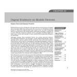 CHAPTER 20 Digital Evidence On Mobile Devices