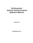 US Domestic Vehicle Communication Software Manual [3683kb