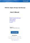 R25216a Digital Storage Ocsilloscope User Manual