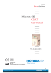 HORIBA ABX Micros 60 CS-CT Chemistry Analyzer