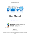 User Manual  - Attendance tracking software