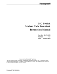 Honeywell MC Toolkit Users manual, 34-ST-25-33