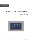 2 WIRE INTERCOM SYSTEM