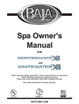 2006 WW PS Owners Manual with new UL Requirments