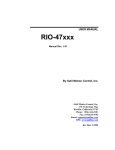 RIO-47100 User Manual