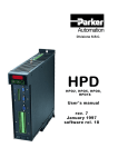HPD2, HPD 5, HPD8, HPD16 User Manual