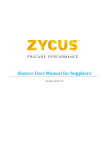 iSource User Manual for Suppliers