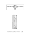 Installation and Programming Guide PR311 RFID/PIN Outdoor