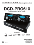 DCD-PRO610 - American DJ