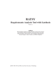 Requirements Analysis Tool with Synthesis - RAT