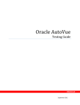 AutoVue Testing Guide - Oracle Documentation