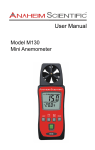 Anaheim Scientific M130 Mini Anemometer