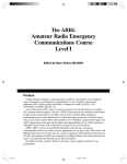 ARRL Emergency Communications Level 1 Course