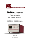 N4AXX Series USER MANUAL