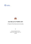 User Manual for PileROC 2014