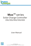 Max series Solar Controller User Manual