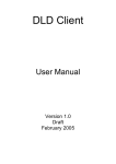 Digital Lecture Delivery Client Manual