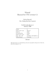 Manual Manual for CN2 version 6.1