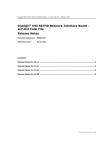 Dialogic® DSI SS7HD Network Interface Board