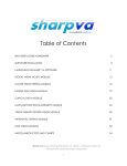 Sharp VA version 4 User`s Manual